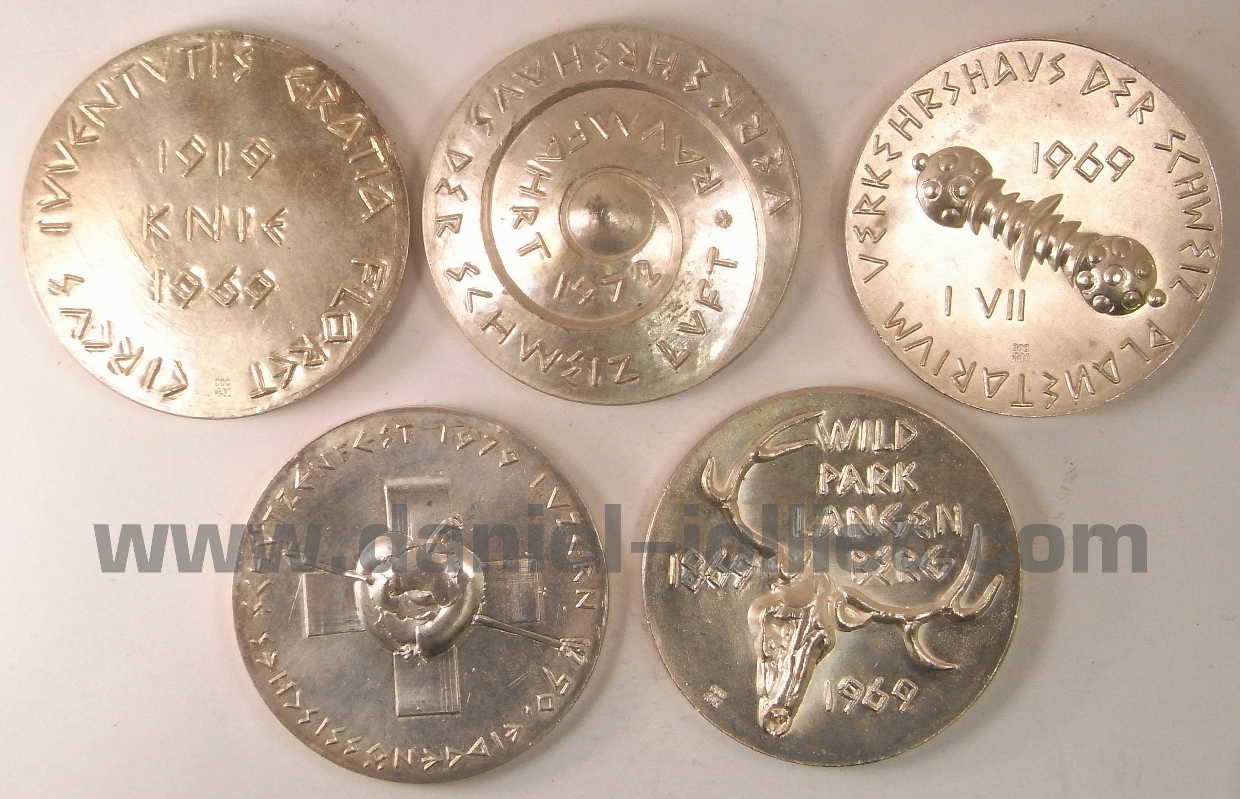Lot De 5 Médailles Religieuses (dont Jeanne D'Arc) - Occasion - Référence 129-39/A5-6