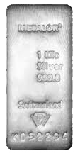 Lingot d’argent un kilo 999.0