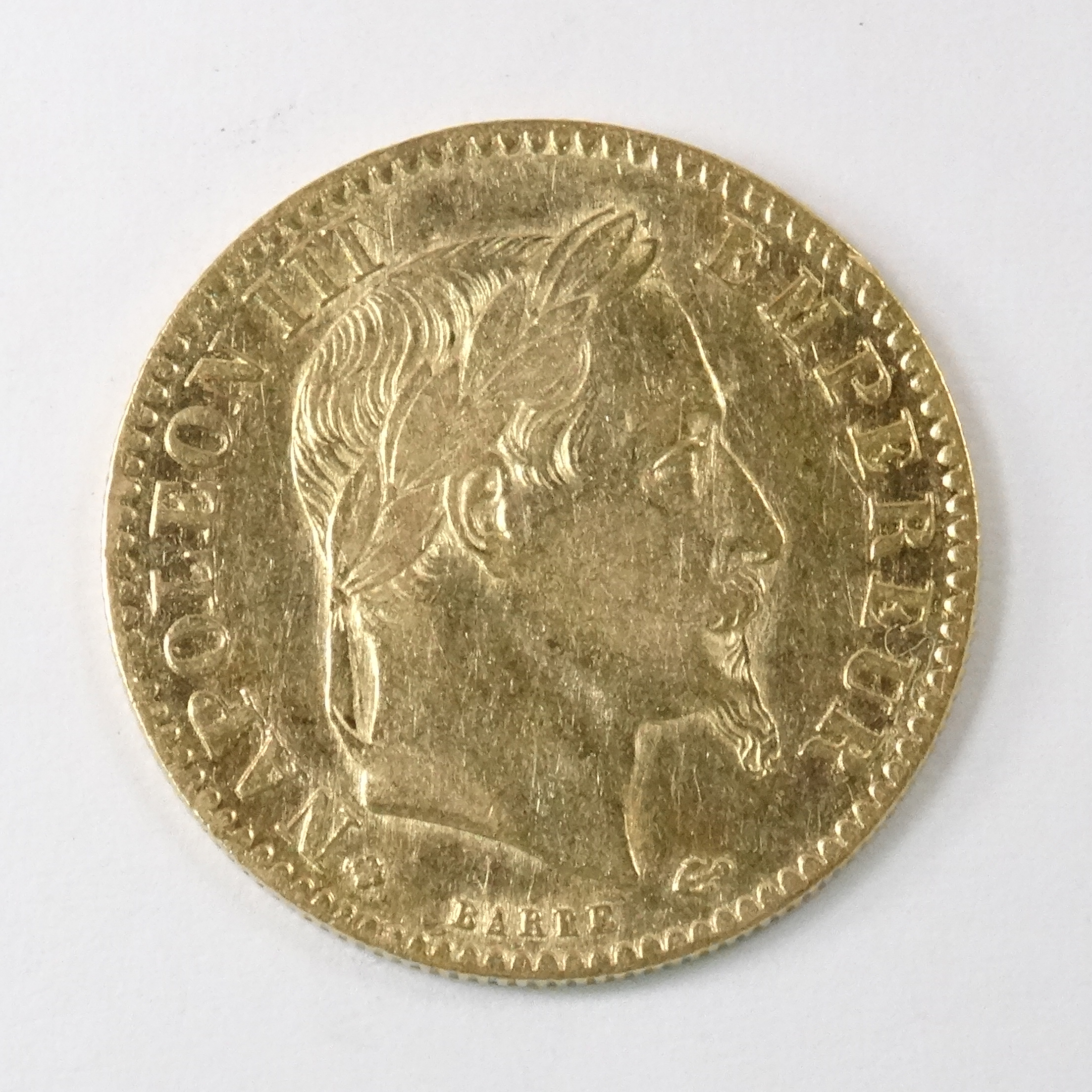 10 Francs nap lauré