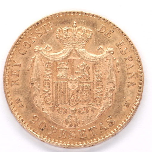 20 Pesetas 1890