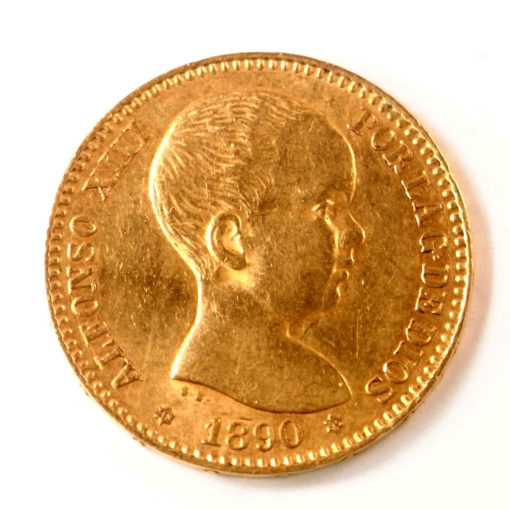 20 Pesetas 1890