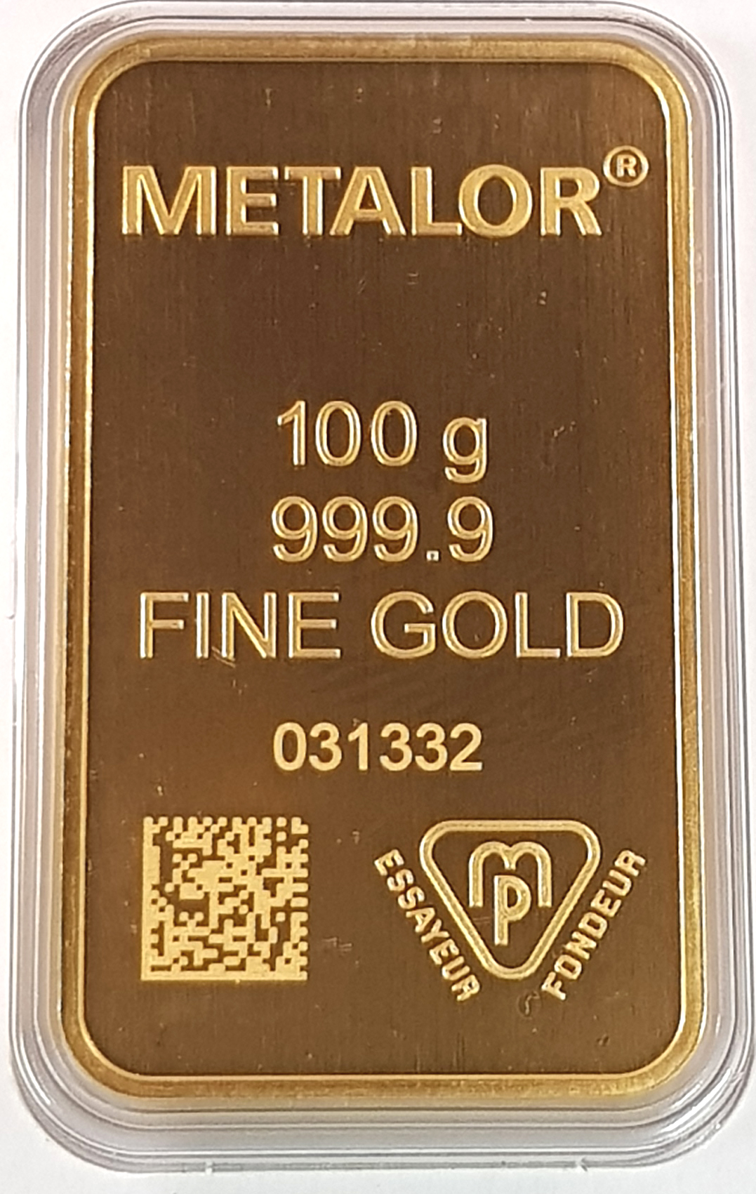 Plaquette de 100 Grammes
