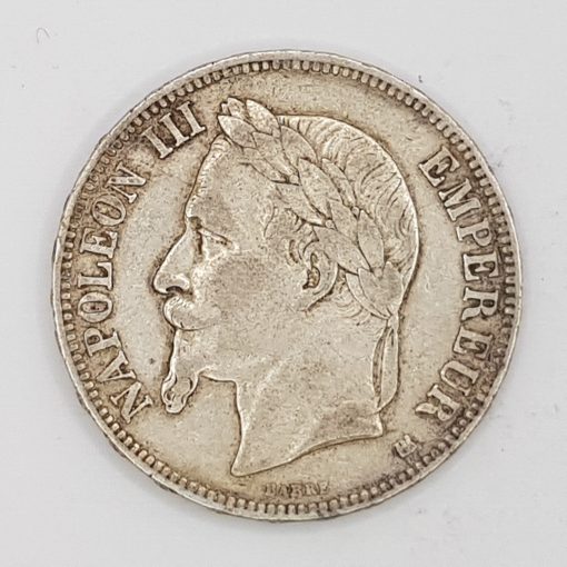 5 Francs Napoléon III Laurée