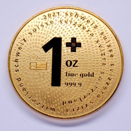 1 oz Or 999.9 Swiss One Plus 2021