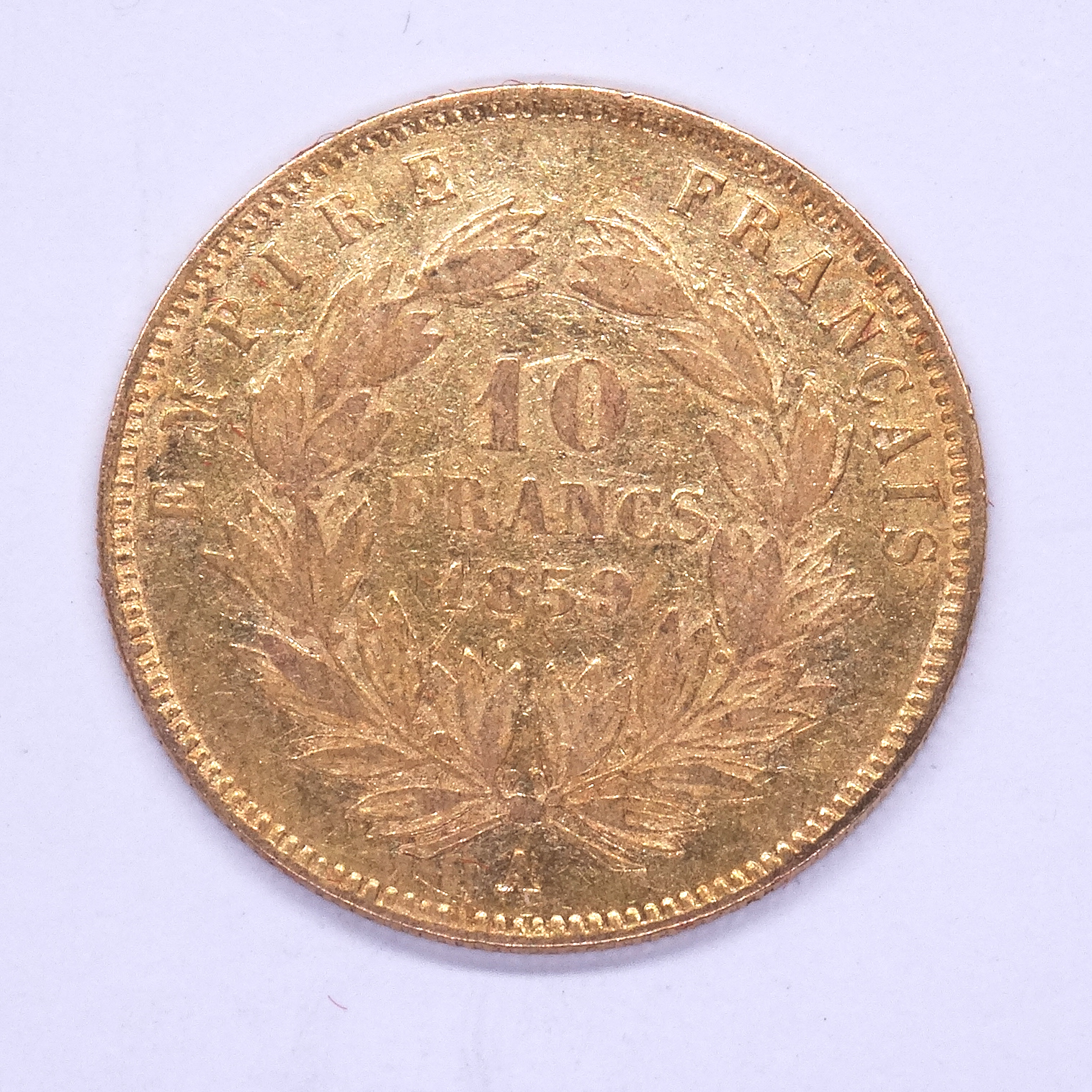 10 francs 1859 Prix 274.00 CHF 10 Francs, Europe, France Acheter maintenant