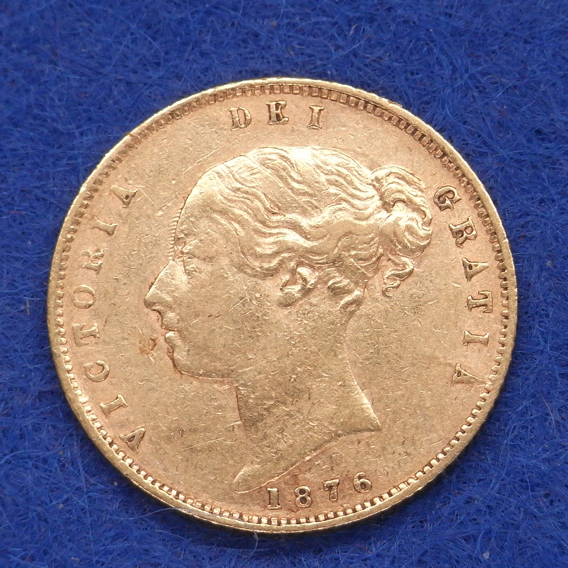 1/2 Souverein 1876
