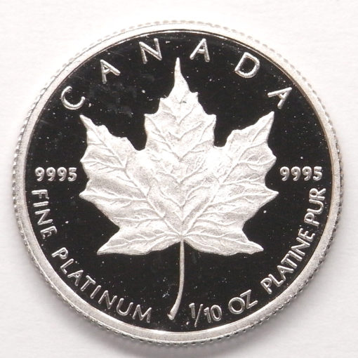 1/10 Oz Maple Platine 1989
