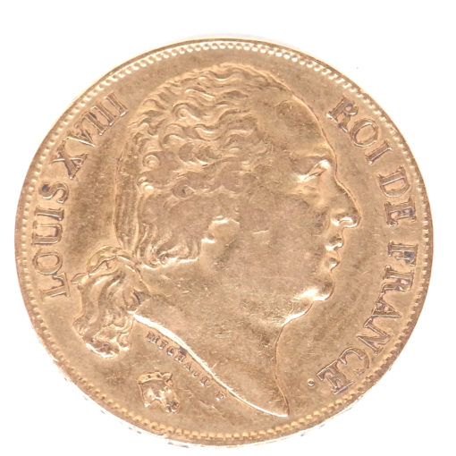 20 Francs Louis XVIII 1822