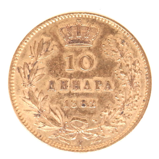 10 Dinara 1882
