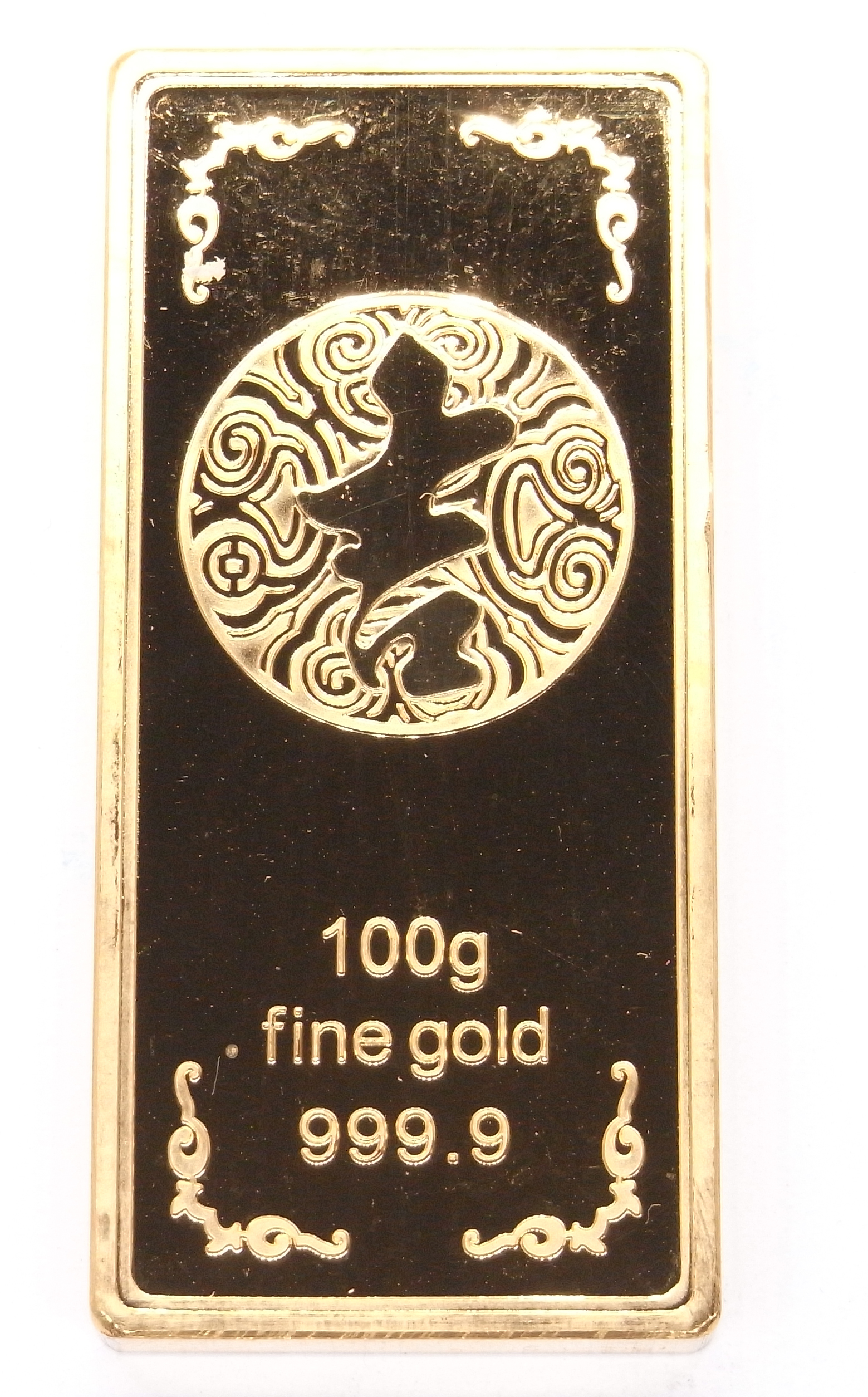 Plaquette 100 gr or 999.9