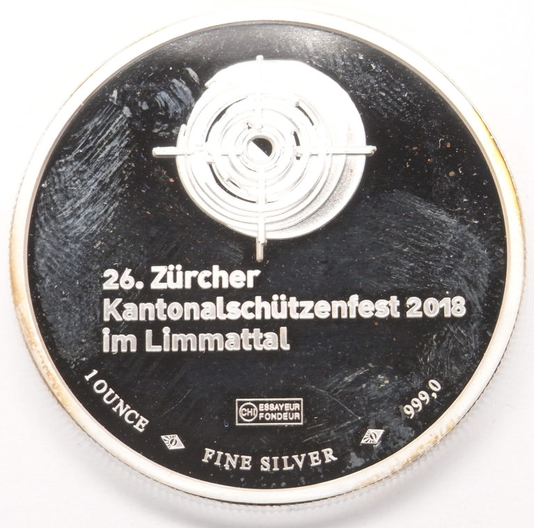 1 oz argent Zürich 2018