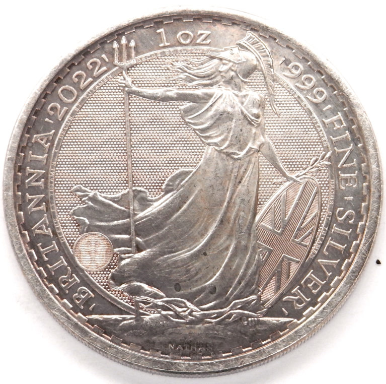 1 oz argent Britannia 2022