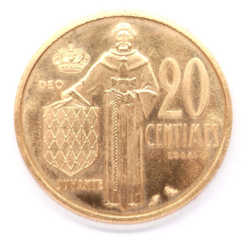 20 Centimes Monaco 1962