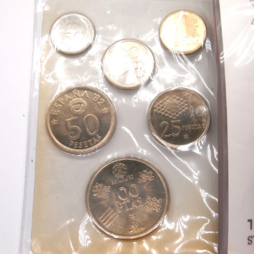 Set de monnaies Coupe du monde de football 1982