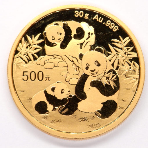500 Yuan 30 grs Panda 2025