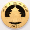 500 Yuan 30 grs Panda 2025