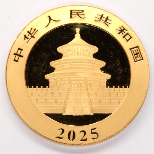 500 Yuan 30 grs Panda 2025