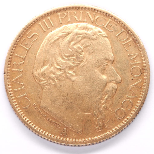 100 Francs Monaco 1884