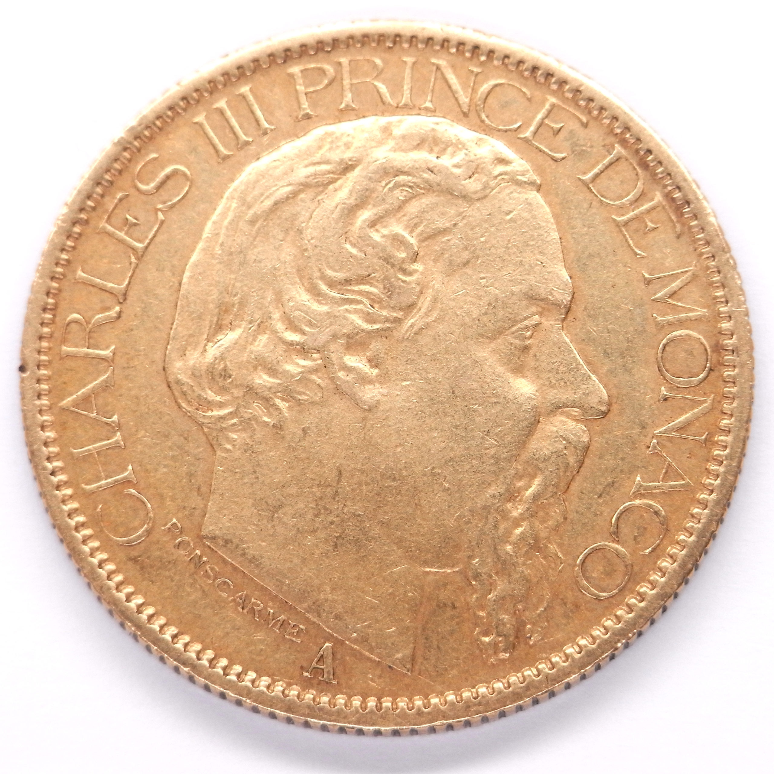 100 Francs Monaco 1884