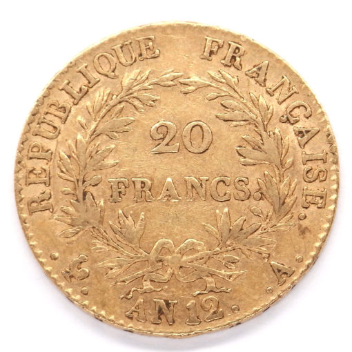 20 Francs Napoléon 1er AN 12