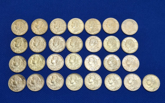 Série complète de Vreneli 20 Francs